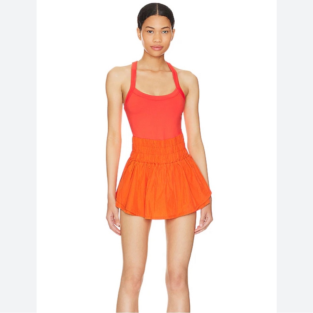 FP Movement by Free People Orange Red The way home shortsie size S
